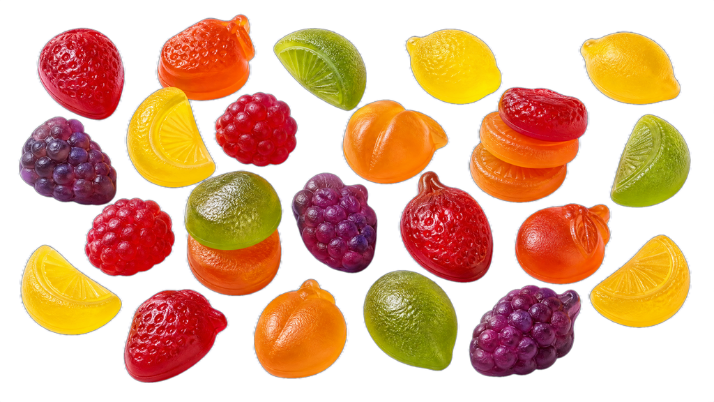 güt gummies loose colourful